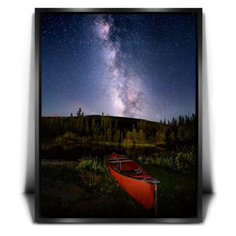 Canoe Ride Into Space - Fairplay CO Canvas