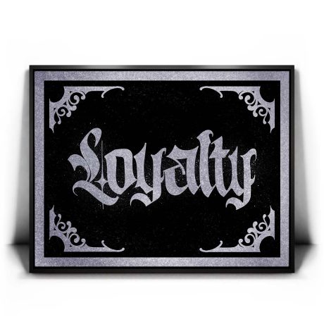 Loyalty - Old English I Canvas