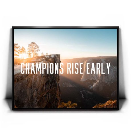 Champions Rise Early Canvas
