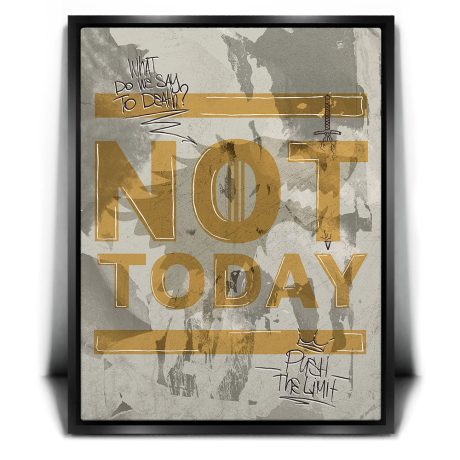 Not Today - Sketch II Canvas