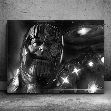 I Am Inevitable - Black and White Canvas