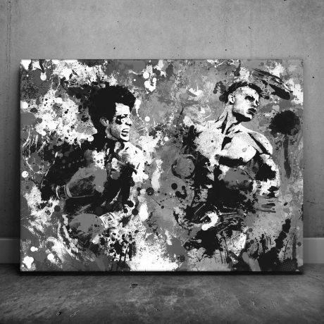 Eye of the Tiger - Black and White Canvas