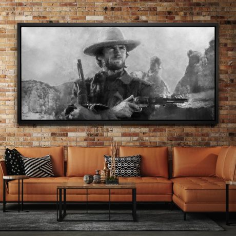 The Outlaw Canvas Set - Black and White Canvas