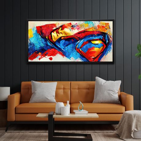 Abstract Super Hero Canvas
