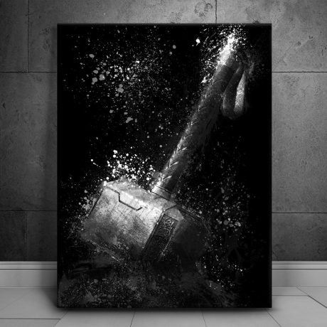 Are You Worthy? - Black and White Canvas