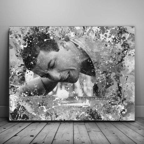 Thats Your Home! - Black and White Canvas
